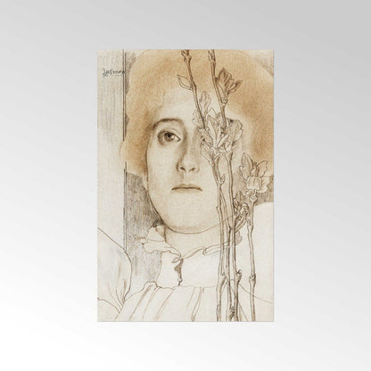 JAN TOOROP - Porträt einer unbekannten Frau