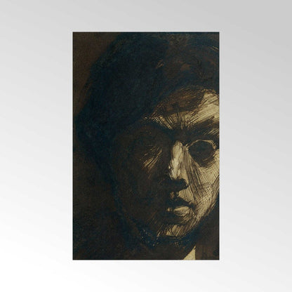 JAN TOOROP - Autoportrait du peintre Jan Toorop
