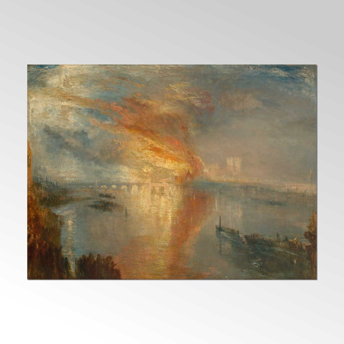J. M. W. TURNER - The Burning Of The Houses of Parliament