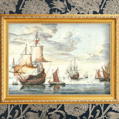 JOHAN TEYLER – Schiffe auf ruhiger See (À La Poupée)