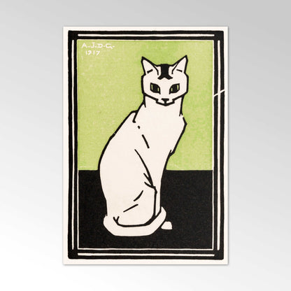 JULIE DE GRAAG - Sitting Cat - Pathos Studio - Posters, Prints, & Visual Artwork