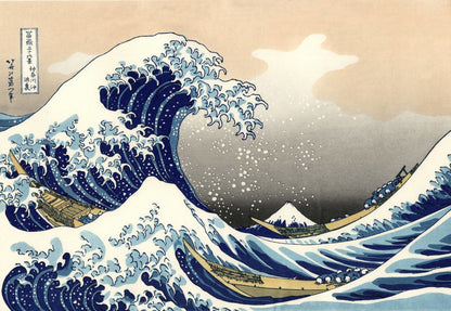 KATSUSHIKA HOKUSAI – Die große Welle vor Kanagawa