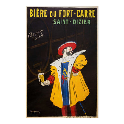 LEONETTO CAPPIELLO - Bière du Fort-Carré, Saint-Dizier (Affiche ancienne d'exposition)