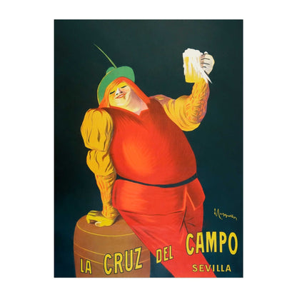 LEONETTO CAPPIELLO - La Cruz Del Campo (Affiche publicitaire ancienne)