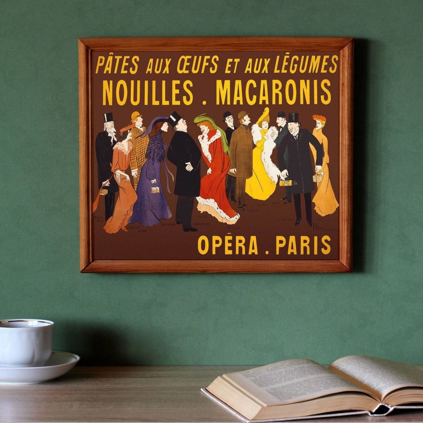 LEONETTO CAPPIELLO - Oper Paris (Vintage Werbeplakat)