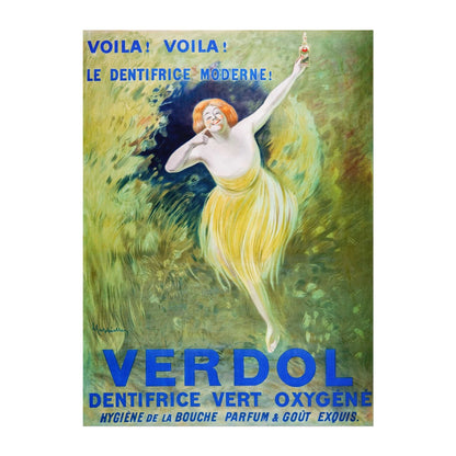 LEONETTO CAPPIELLO - Vertol Toothpaste (Vintage Advertisement Poster)