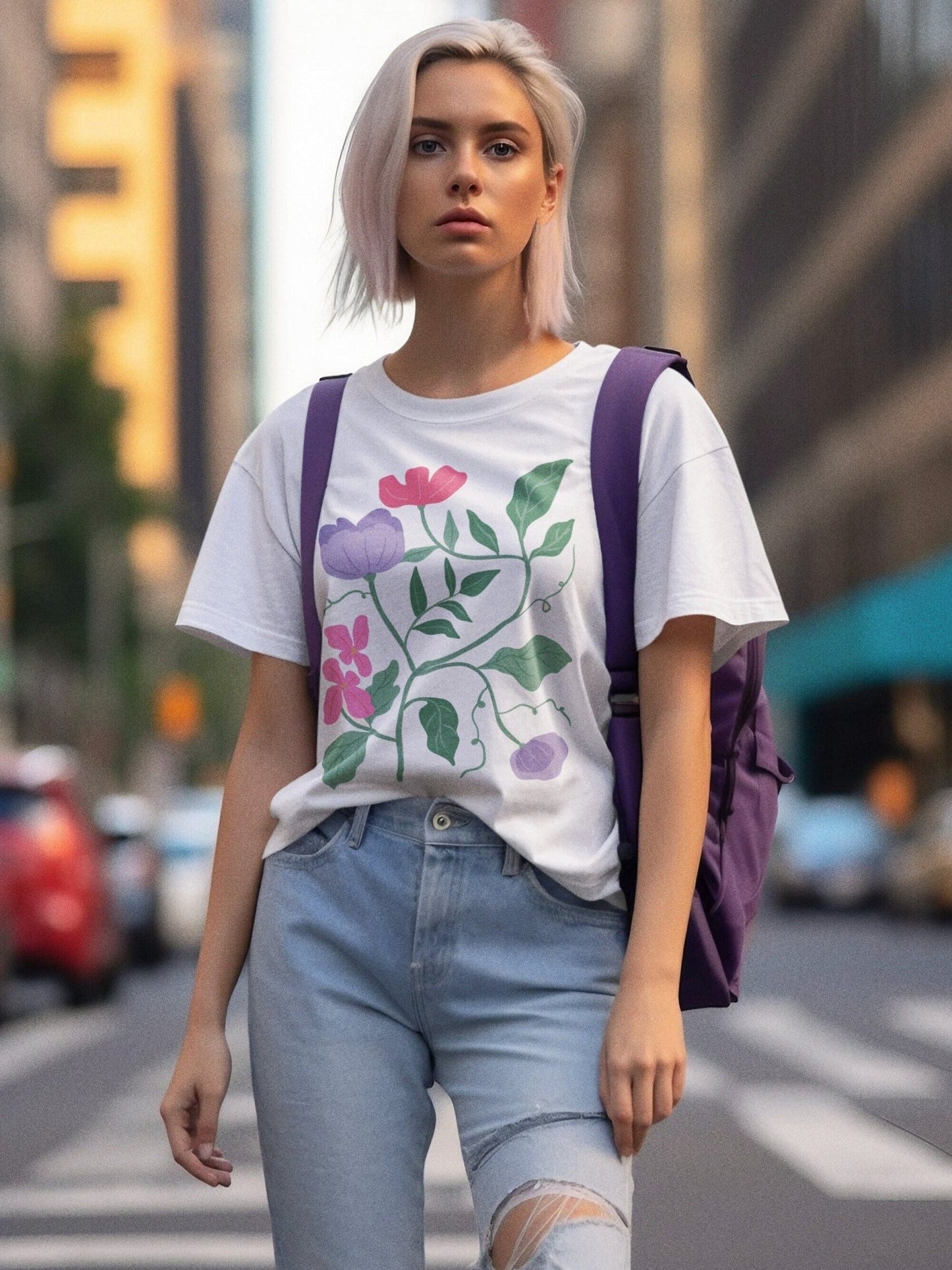 LES FLEURS T-Shirt Style #2 - Pathos Studio - T-Shirts