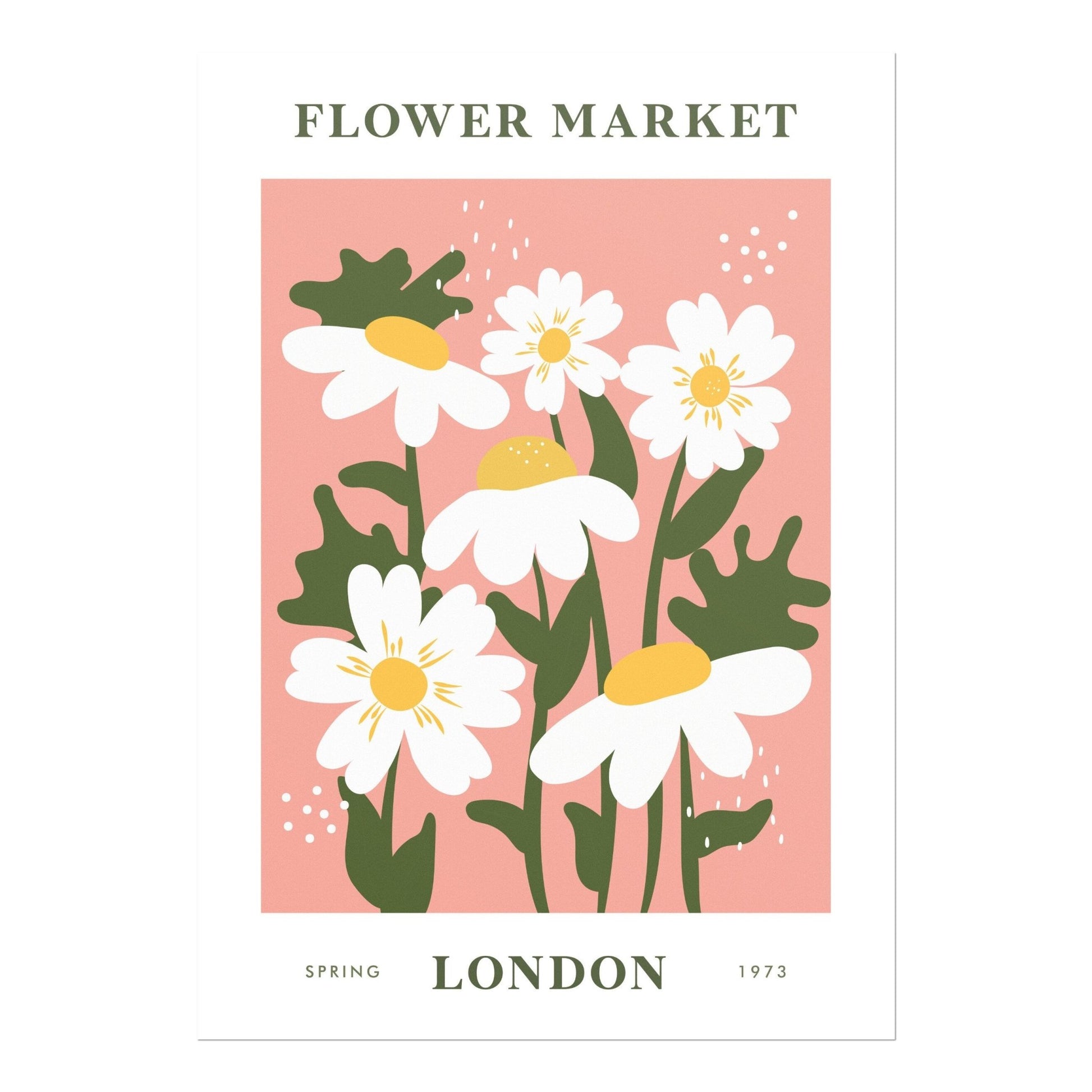 LONDON Flower Market Poster - Pathos Studio - Art Prints