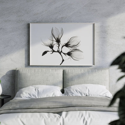 Magnolia Branch with Four Flowers - Pathos Studio - Art Prints