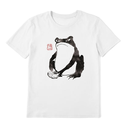 MATSUMOTO HOJI - Japanese Frog T-Shirt #3 - Pathos Studio - Shirts & Tops