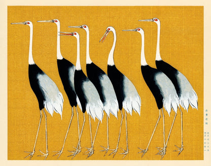 OGATA KORIN - Japanese Red Crown Cranes