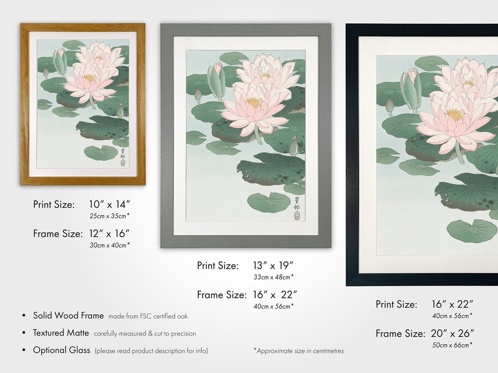 OHARA KOSON - Set of 3 Japanese Flowers - Pathos Studio - Posters, Prints, & Visual Artwork