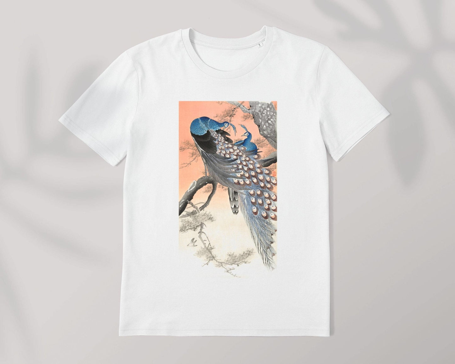 OHARA KOSON - Two Peacocks on Tree Branch T-Shirt