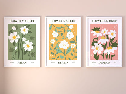 PARIS Flower Market Poster - Pathos Studio - Art Prints