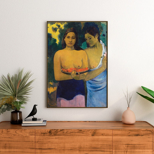PAUL GAUGUIN - Two Tahitian Women - Pathos Studio - Art Prints