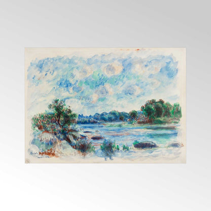 PIERRE-AUGUSTE RENOIR - Landscape at Pont–Aven