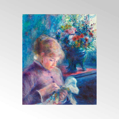 PIERRE-AUGUSTE RENOIR - Young Woman Sewing