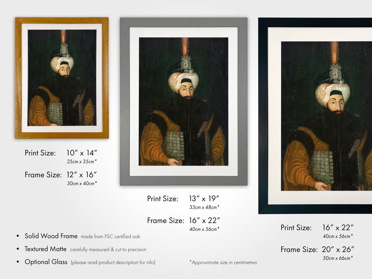 Portrait Of An Ottoman Sultan (Antique Turkish Art) - Pathos Studio - Art Prints