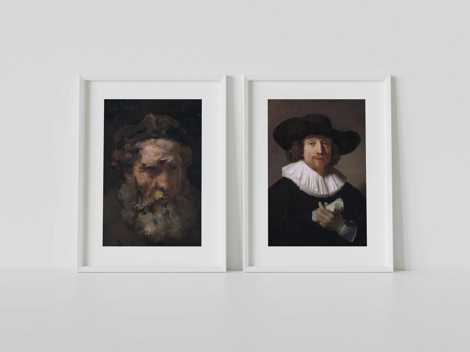 REMBRANDT - Head Of Saint Matthew - Pathos Studio -