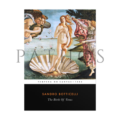SANDRO BOTTICELLI - The Birth Of Venus (Vintage Classic Style) - Pathos Studio - Art Prints