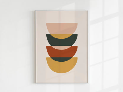 Set of 3 Abstract Shape Prints - Pathos Studio - Art Print Sets