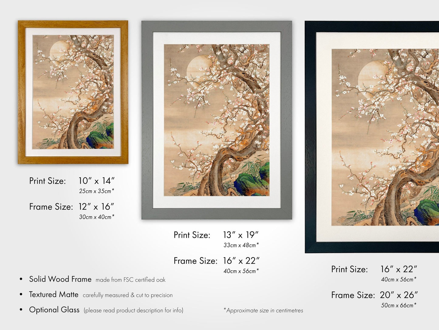 SO SHIZAN - Plum Blossoms In Moonlight - Pathos Studio - Art Prints