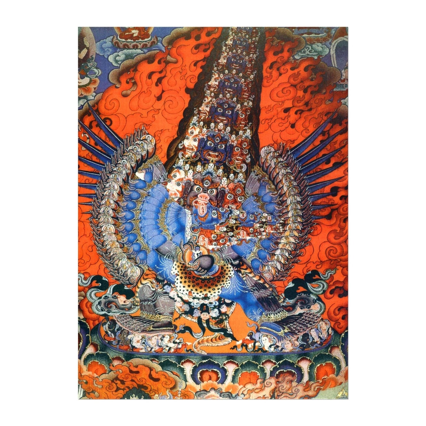 Thangka tibétain (peinture bouddhiste traditionnelle)