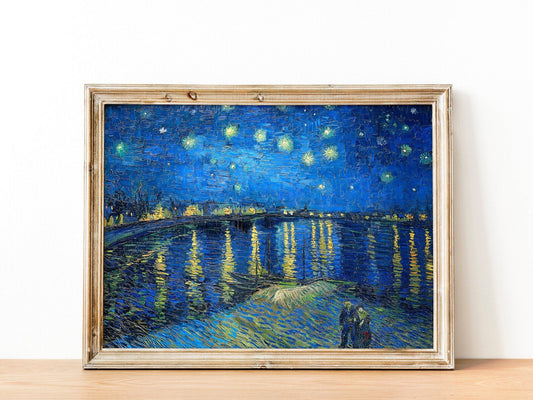 VINCENT VAN GOGH - Starry Night Over The Rhône - Pathos Studio - Art Prints