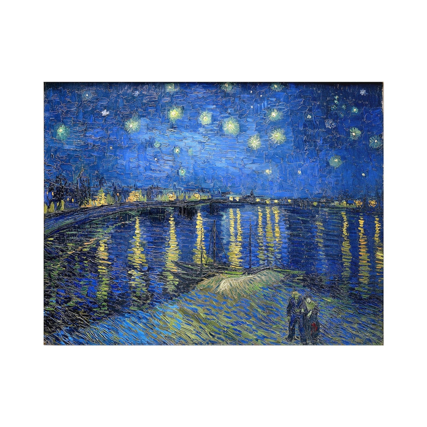 VINCENT VAN GOGH - Starry Night Over The Rhône - Pathos Studio - Art Prints