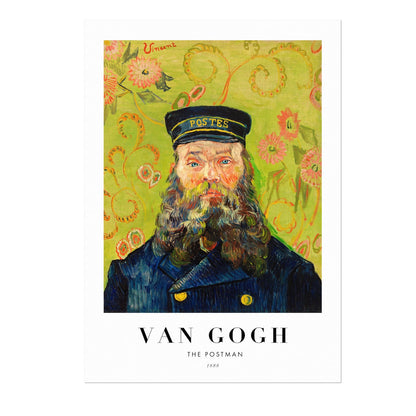 VINCENT VAN GOGH - The Postman (Poster Style) - Pathos Studio -
