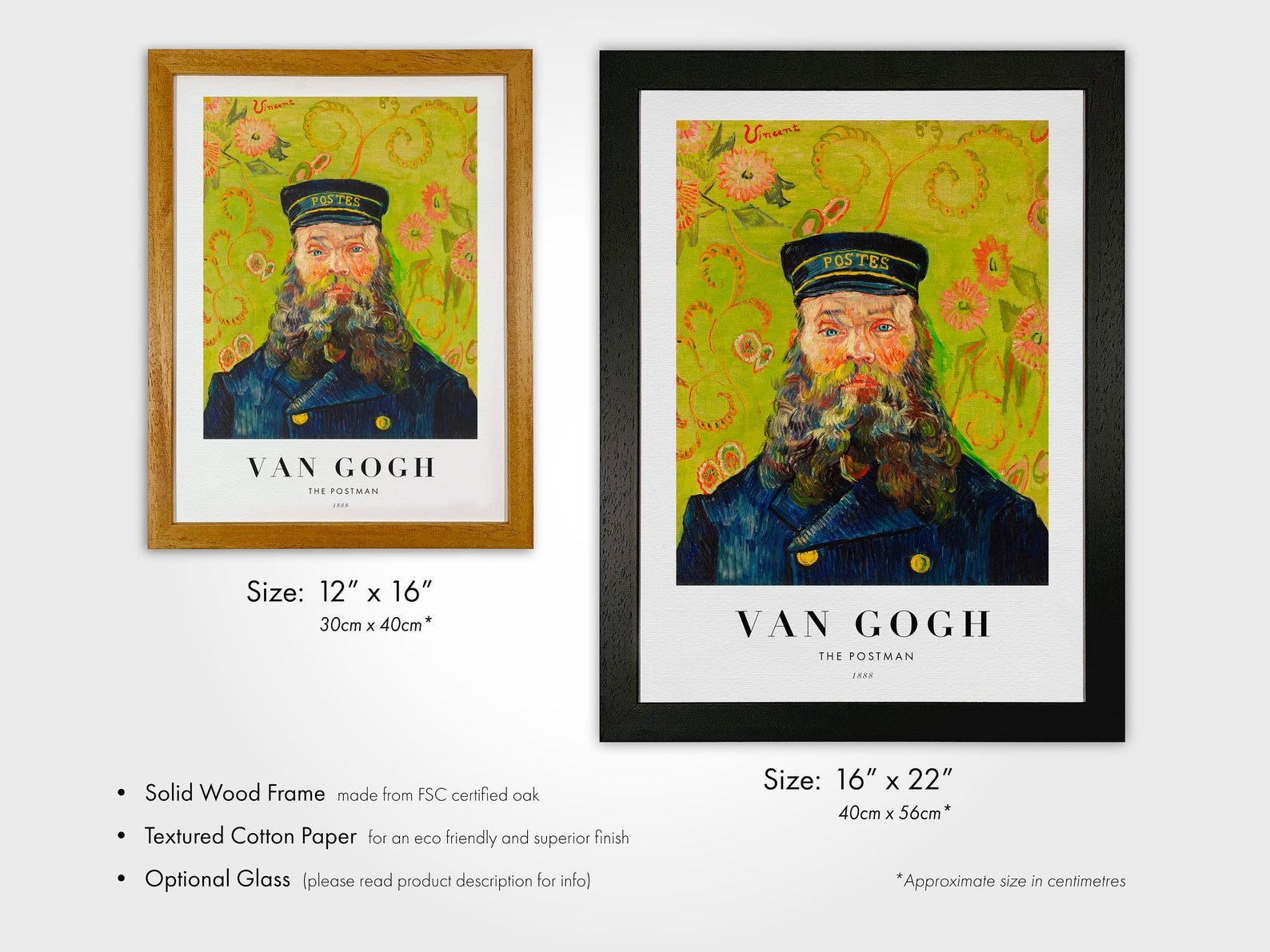VINCENT VAN GOGH - The Postman (Poster Style) - Pathos Studio - Art Prints