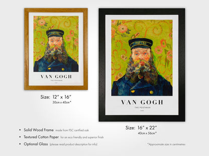 VINCENT VAN GOGH - The Postman (Poster Style) - Pathos Studio - Art Prints