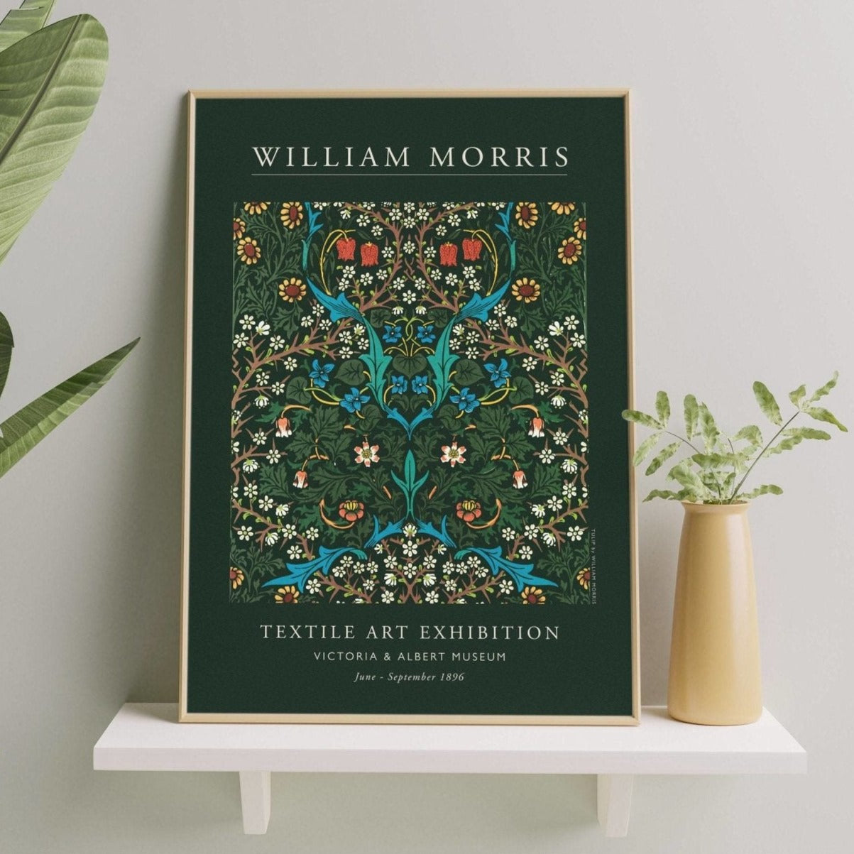 WILLIAM MORRIS - Tulipe (Affiche d'exposition)