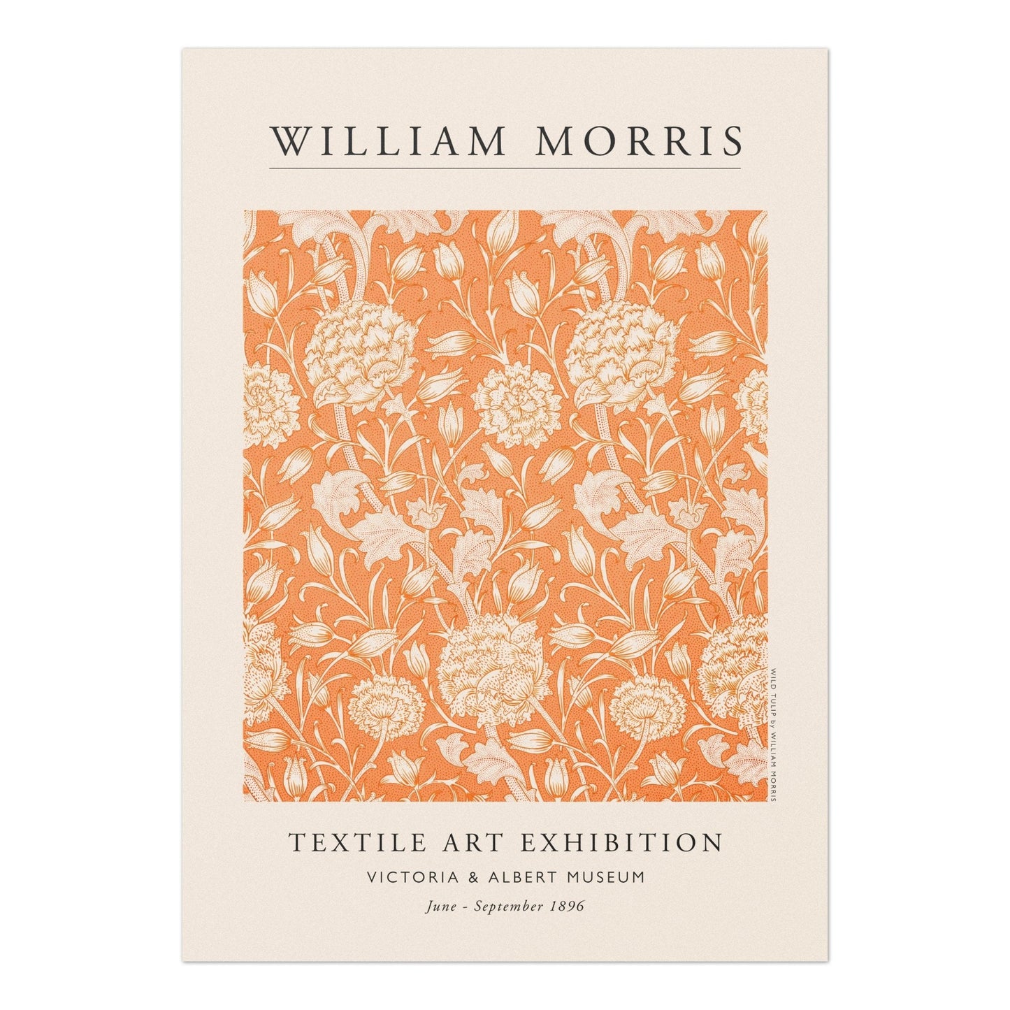 WILLIAM MORRIS - Wild Tulip (Exhibition Poster)